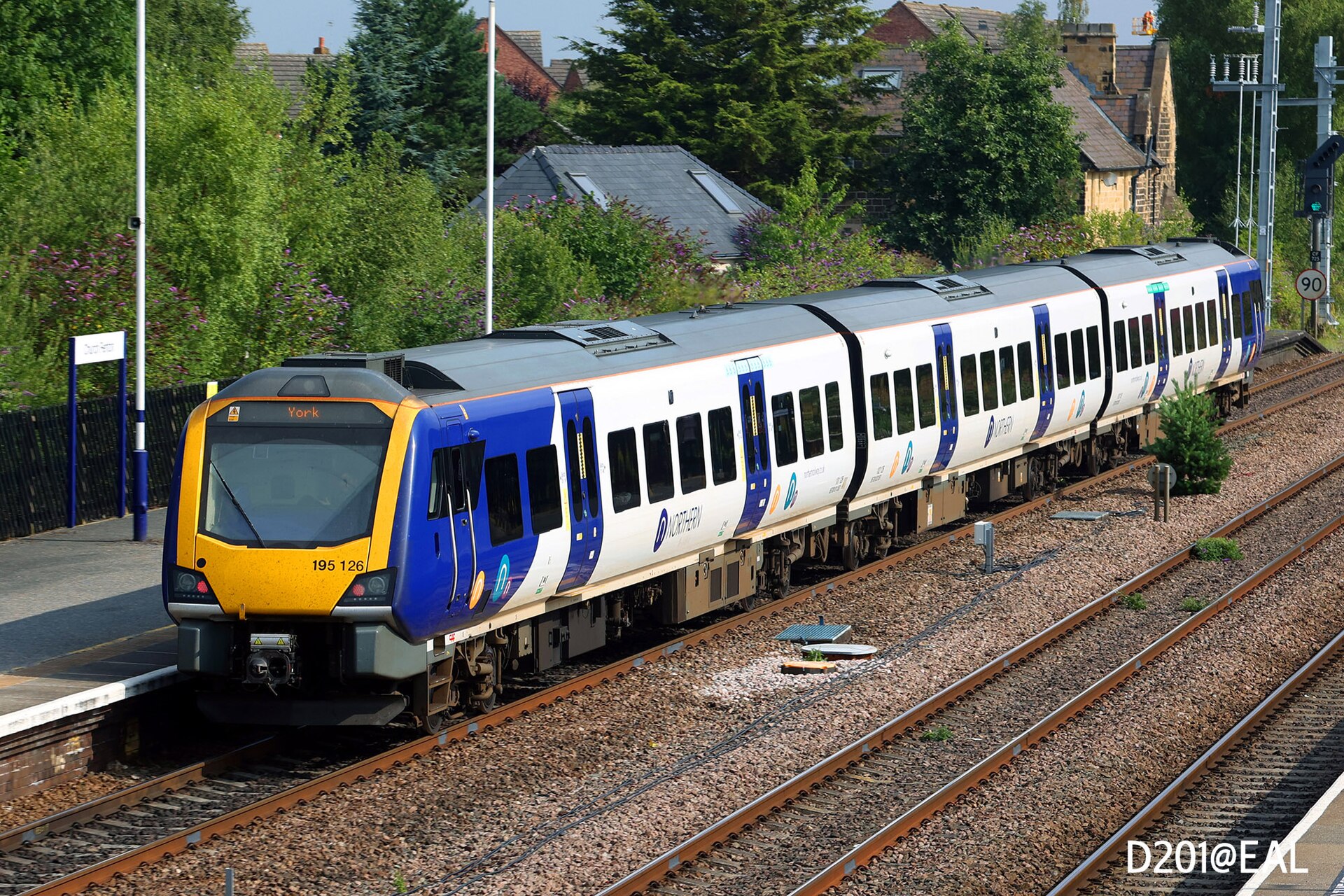 A Northern train in its Blue and white livery β how to recognise the operator