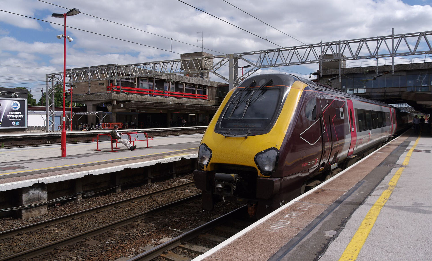 Trains at Stafford railway station